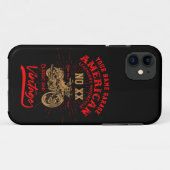 Name Nummer des legendären Motorrades Case-Mate iPhone Hülle (Rückseite (Horizontal))