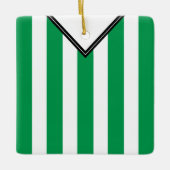 Name & Nummer Fußball Jersey Vorlage Keramikornament (Vorderseite)