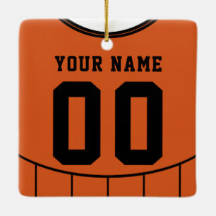 Name & Nummer Fußball Jersey Vorlage Keramikornament