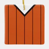 Name & Nummer Fußball Jersey Vorlage Keramikornament (Vorderseite)