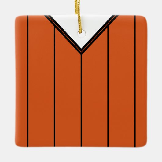 Name & Nummer Fußball Jersey Vorlage Keramikornament (Vorderseite)