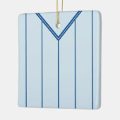 Name & Nummer Fußball Jersey Vorlage Keramikornament (Links)