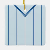 Name & Nummer Fußball Jersey Vorlage Keramikornament (Vorderseite)
