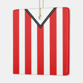 Name & Nummer Fußball Jersey Vorlage Keramikornament (Links)