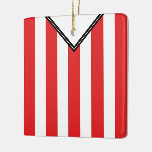 Name & Nummer Fußball Jersey Vorlage Keramikornament (Links)