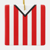 Name & Nummer Fußball Jersey Vorlage Keramikornament (Vorderseite)