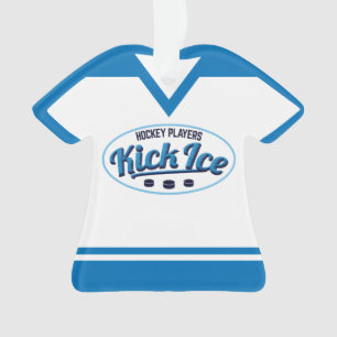 Name & Nummer Hockey Spieler Kickice Ornament