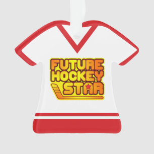 Name & Nummer Jersey Future Hockey Star Ornament