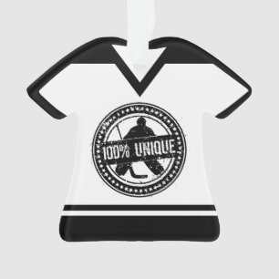 Name & Nummer Jersey Hockey Goalie Ornament