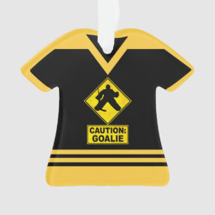 Name & Nummer Jersey Hockey Goalie Ornament