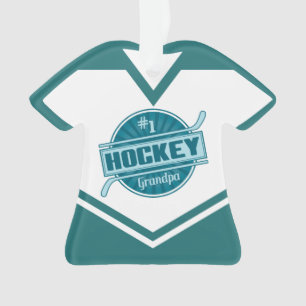 Name & Nummer Jersey Hockey Opa Ornament