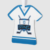 Name & Nummer Jersey Israel Logo Ornament (Vorderseite)