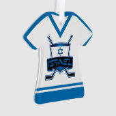 Name & Nummer Jersey Israel Logo Ornament (Vorderseite)