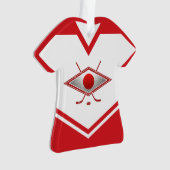 Name & Nummer Jersey Japan Logo Ornament (Vorderseite)