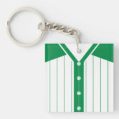 Name & Nummer Jersey Keyring, Baseball Softball Schlüsselanhänger (Vorderseite)