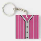 Name & Nummer Jersey Keyring, Baseball Softball Schlüsselanhänger (Vorderseite)