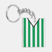 Name & Nummer Jersey Keyring, Fußball, Fußball Schlüsselanhänger (Vorderseite links)