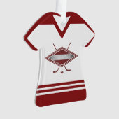 Name & Nummer Jersey Lettland Logo Ornament (Vorderseite)