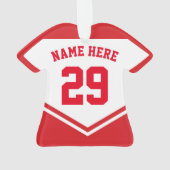 Name & Nummer Jersey Nordirland Ornament (Rückseite)