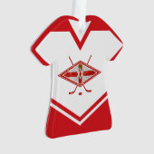 Name & Nummer Jersey Nordirland Ornament (Vorderseite)