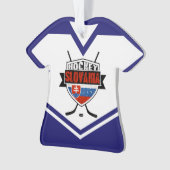 Name & Nummer Jersey Slovakia Logo Ornament (Vorderseite)