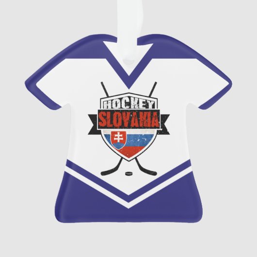 Name & Nummer Jersey Slovakia Logo Ornament (Vorderseite)