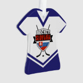 Name & Nummer Jersey Slovakia Logo Ornament (Vorderseite)