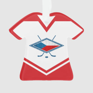 Name & Nummer Jersey Tschechische Republik Logo-Or Ornament