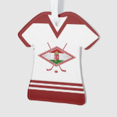 Name & Nummer Jersey Ungarn Logo-Ornament Ornament (Vorderseite)