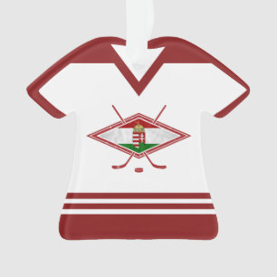 Name & Nummer Jersey Ungarn Logo-Ornament Ornament