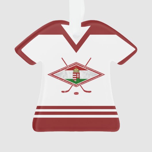 Name & Nummer Jersey Ungarn Logo-Ornament Ornament (Vorderseite)