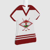 Name & Nummer Jersey Ungarn Logo-Ornament Ornament (Vorderseite)