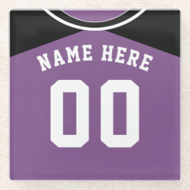 Name & Nummer Jersey Untersetzer, Softball, Baseba Glasuntersetzer