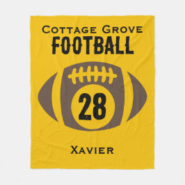 Name, Nummer, Schule Fleecedecke