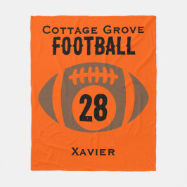 Name, Nummer, Schule Fleecedecke