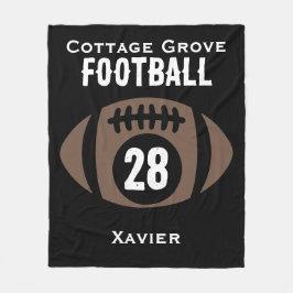 Name, Nummer, Schule Fleecedecke