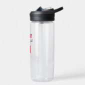 NAME NUMMER-Schulkolorenteam des Sportspielers Trinkflasche (Links)