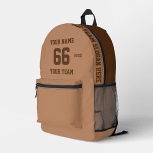Name, Nummer, Teamsport Bedruckter Rucksack