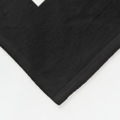 Name oder Anfangsbuchstabe Fleecedecke (Ecke)