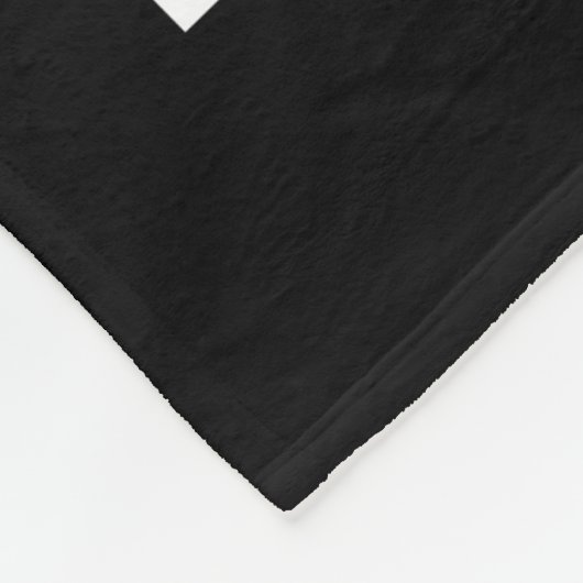 Name oder Anfangsbuchstabe Fleecedecke (Ecke)