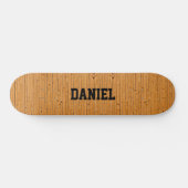 Name oder Anfangsbuchstaben Holzplanen Skateboard (Horizontal)