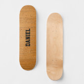 Name oder Anfangsbuchstaben Holzplanen Skateboard (Vorderseite)