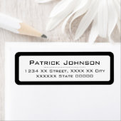 Name oder Firma mit schwarzer Grenze (Insitu)