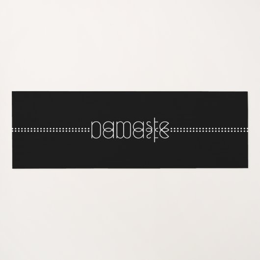 Name oder Ihr Name als Alien Glyphen Einziges Schw Yogamatte (Rückseite (Horizontal))