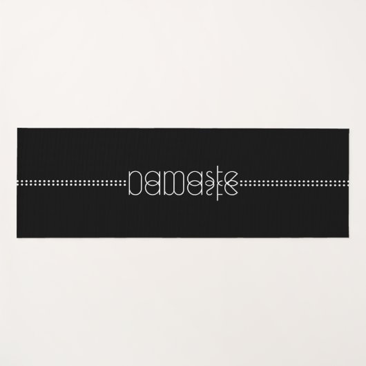 Name oder Ihr Name als Alien Glyphen Einziges Schw Yogamatte (Vorderseite (Horizontal))