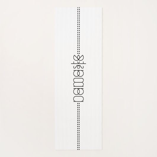 Name oder Ihr Name als Alien Glyphen Einziges Weiß Yogamatte (Rückseite)