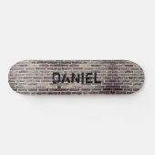 Name oder Initialen auf Brick hinzufügen Skateboard (Horizontal)