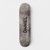 Name oder Initialen auf Brick hinzufügen Skateboard (Vorderseite)