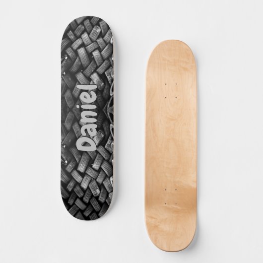Name oder Initialen hinzufügen - Skateboard für al (Vorderseite)