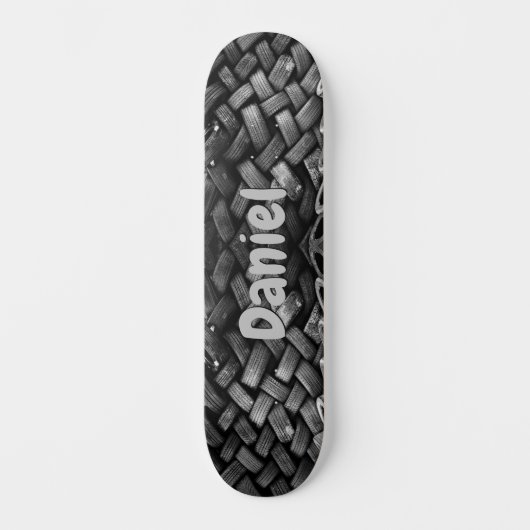 Name oder Initialen hinzufügen - Skateboard für al (Vorderseite)